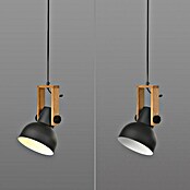 Just Light Lámpara colgante CUP 2.0 (60 W, L x An x Al: 26 x 16 x 120 cm, Negro, E27, 1 ud.) | BAUHAUS