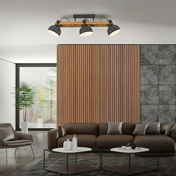Just Light Regleta CUP 2.0 (60 W, Negro, E27) | BAUHAUS