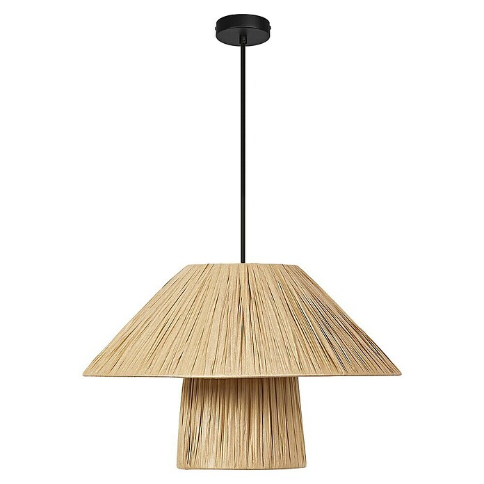 Ledvance Lámpara colgante redonda Hut (6 W, Ø x Al: 40 x 120 cm, Beige, E27) | BAUHAUS