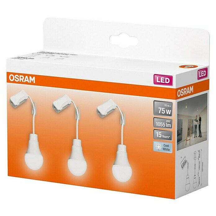 Osram Pack bombillas LED (10 W, 3 ud.) | BAUHAUS