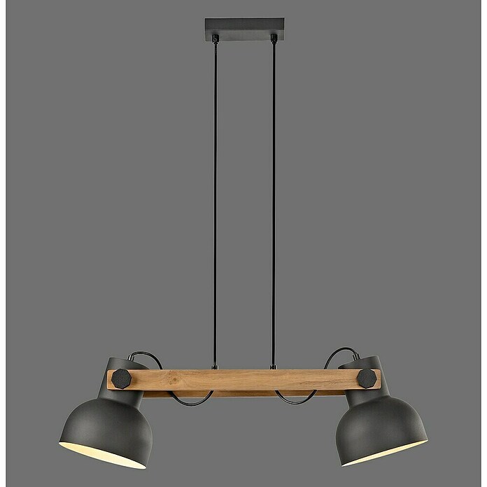 Just Light Lámpara colgante CUP 2.0 (60 W, Negro, E27, 2 ud.) | BAUHAUS