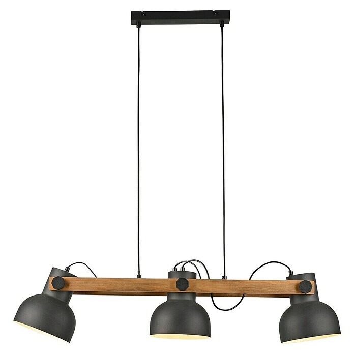 Just Light Lámpara colgante CUP 2.0 (60 W, Negro, 3 ud.) | BAUHAUS