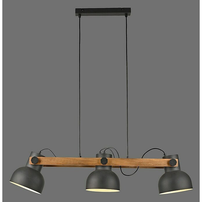 Just Light Lámpara colgante CUP 2.0 (60 W, Negro, 3 ud.) | BAUHAUS