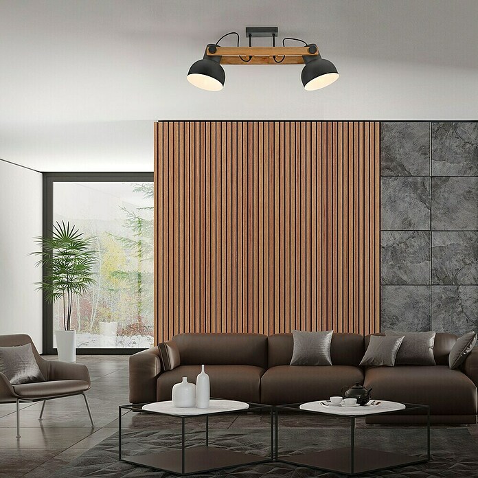 Just Light Regleta CUP 2.0 (60 W, Negro, E27) | BAUHAUS