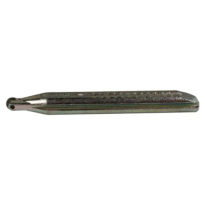 Rubi Rodel de corte de recambio - Diámetro: 6 mm - Anclaje metálico de tierra con orificio para fijación, ideal para camping y actividades al aire libre. Robusto y duradero.