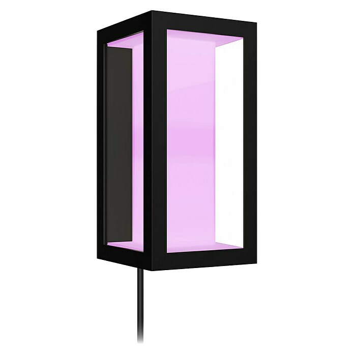 Philips Hue Impress LED-Wandleuchte (16 W, L x B x H: 14,1 x 12 x 24 cm, Schwarz, RGBW) | BAUHAUS