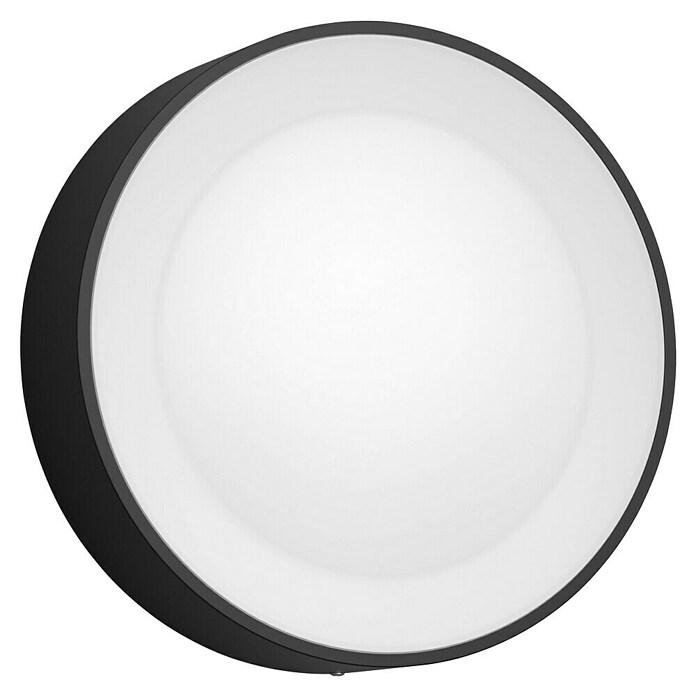 Philips Hue Led-wandlamp voor buiten (1 lampen, 15 W, Lichtkleur: RGBW, IP44, Zwart)