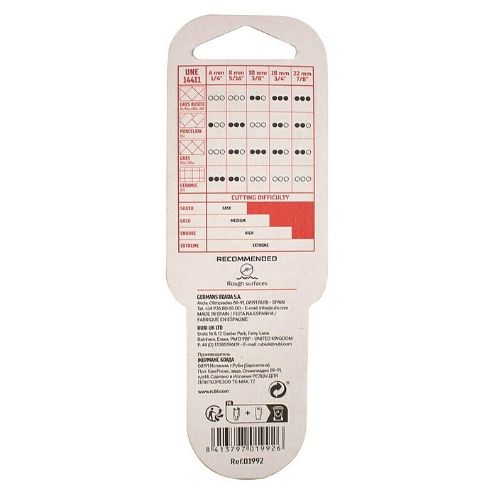 Rubi Rodel de corte de recambio Silver Plus (18 mm, 10 ud.) | BAUHAUS