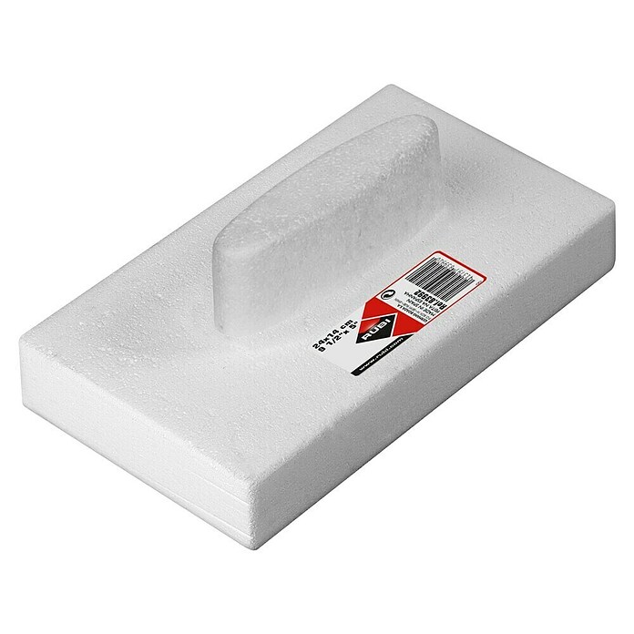 Rubi Llana de porex rectangular (Material llana: Poliestireno, 24 x 14 cm)