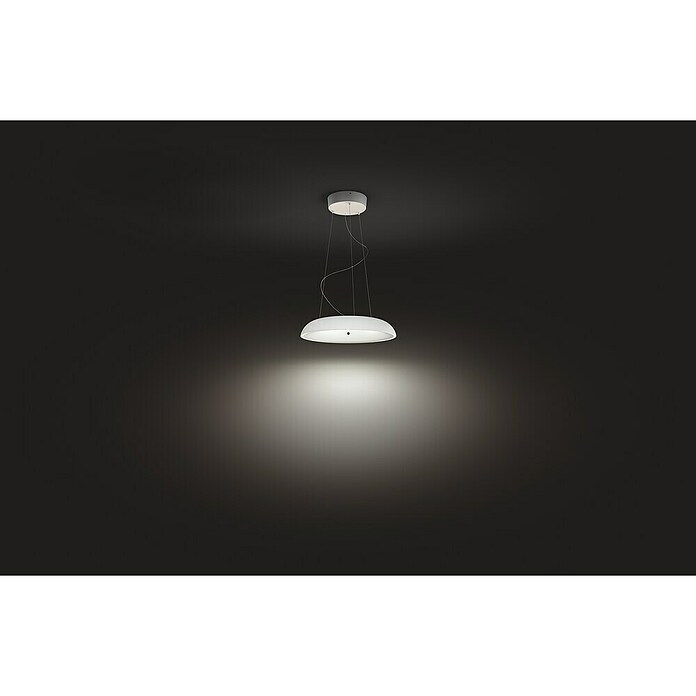 Philips Hue Lámpara colgante LED redonda Amaze (25 W, Ø x Al: 43,4 x 150 cm, Blanco, Blanco) | BAUHAUS