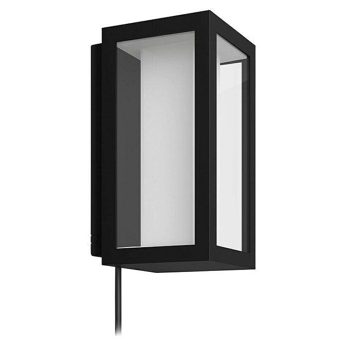 Philips Hue Impress LED-Wandleuchte (16 W, L x B x H: 14,1 x 12 x 24 cm, Schwarz, RGBW) | BAUHAUS