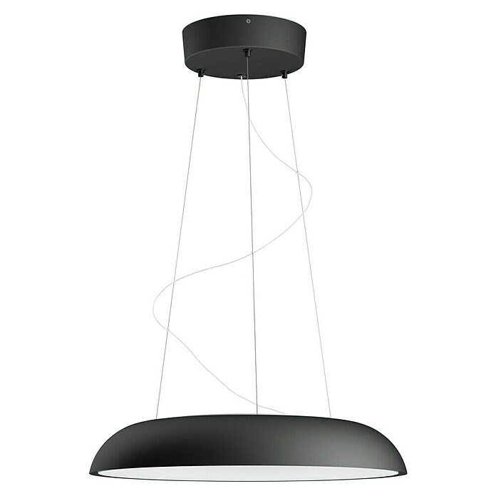 Philips Hue LED viseča okrogla svetilka Amaze  (25 W, Ø x V: 43,4 x 150 cm, Črna) | 3015 - Pendelleuchte Wohnraum | CACA - Pendelleuchte Wohnraum | CAC - Indoorleuchten | CA - Beleuchtung | C - Elektro | BAUHAUS