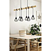 Eglo Townshend 5 Lámpara colgante (360 W, L x An x Al: 100 x 20 x 110 cm, Negro, E27) | BAUHAUS