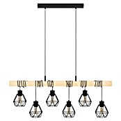 Eglo Townshend 5 Lámpara colgante (360 W, L x An x Al: 100 x 20 x 110 cm, Negro, E27) | BAUHAUS