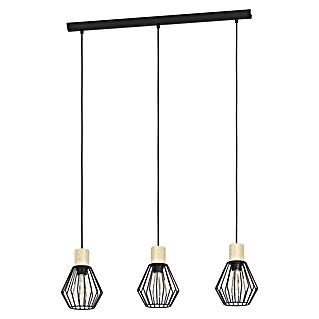 Eglo Lámpara colgante Palmorla (60 W, L x An x Al: 76 x 16 x 110 cm, Negro, E27)