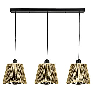 Eglo Lámpara colgante Lavister (40 W, L x An x Al: 91 x 21 x 110 cm, Marrón, E27)