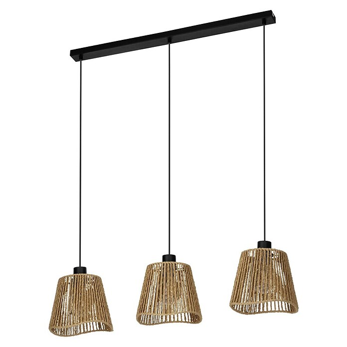 Eglo Lámpara colgante Lavister (40 W, L x An x Al: 91 x 21 x 110 cm, Marrón, E27) | BAUHAUS