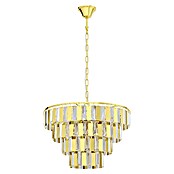 Eglo Lámpara colgante redonda Erseka (40 W, Ø x Al: 48,5 x 145 cm, Oro, E27) | BAUHAUS