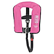 Besto Automatisch reddingsvest Junior 100N (150 N, Geschikt voor gewicht: 15 kg - 40 kg, Roze) | BAUHAUS