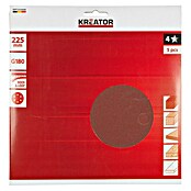 Set de hojas de lija (Diámetro: 225 mm, 5 uds., Granulación: 180)