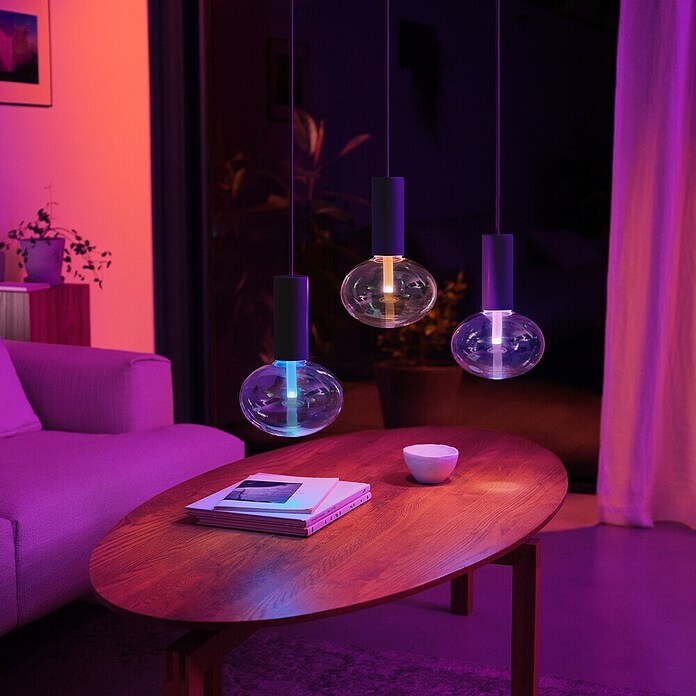 Philips Hue Smart-LED-Lampe Waca Lightguide Ellipse (E27, Dimmbar, RGBW, 500 lm, 6,8 W, 1 Stk.) | BAUHAUS