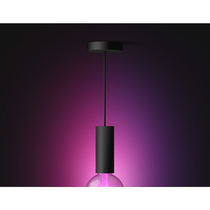 Philips Hue Pendelleuchte Kordel (Schwarz, E27, 1 500 mm) | BAUHAUS