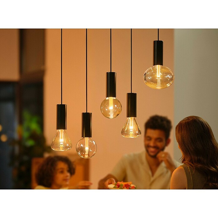 Philips Hue Pendelleuchte Kordel (Schwarz, E27, 1 500 mm) | BAUHAUS