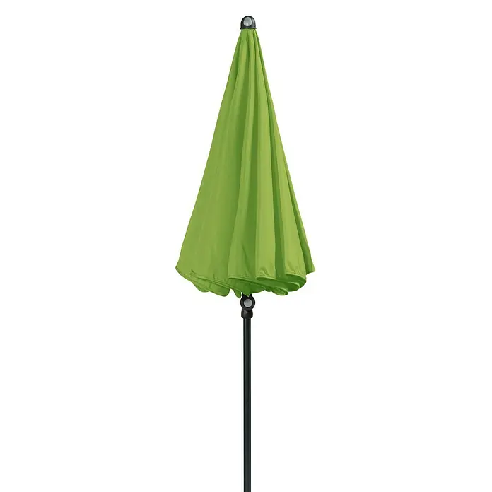 Doppler Sunline Marktschirm rund Neo - Fresh Green, Durchmesser Bespannung: 150 cm - Der grüne Gartenschirm bietet Schutz vor Sonne und spendet Schatten. Perfekt für entspannte Stunden im Freien oder auf der Terrasse.