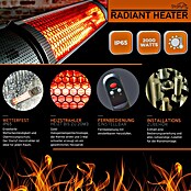 Starlyf Wandheizstrahler Radiant Heater (2.000 W, IP65, Außen, Schwarz) | BAUHAUS