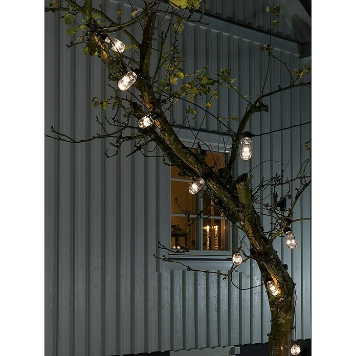 Konstsmide Led-lichtsnoer (Buiten, 4,5 m, Lichtkleur: Warm wit, 10 st.) | BAUHAUS