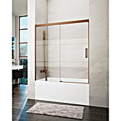 GME Mampara para bañera Basic (An x Al: 150 x 150 cm, Vidrio serigrafiado, Cobre) | BAUHAUS