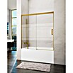 GME Mampara para bañera Basic (An x Al: 150 x 150 cm, Vidrio serigrafiado, Oro) | BAUHAUS