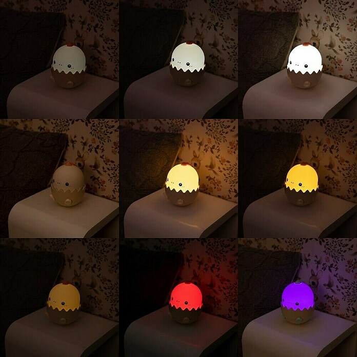 Lámpara de sobremesa Dino (0,75 W, L x An x Al: 10,9 x 9,3 x 12,5 cm, Beige) | BAUHAUS