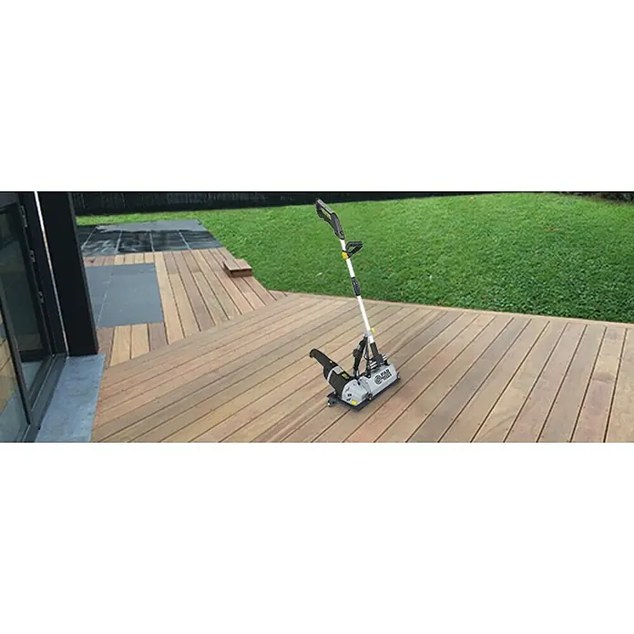 Fartools Pulidora de suelos REX H 200 - 1.800 W - La lijadora de cubiertas Fadengrub para lijar tablas de cubierta. Ideal para trabajos de madera en exterior.
