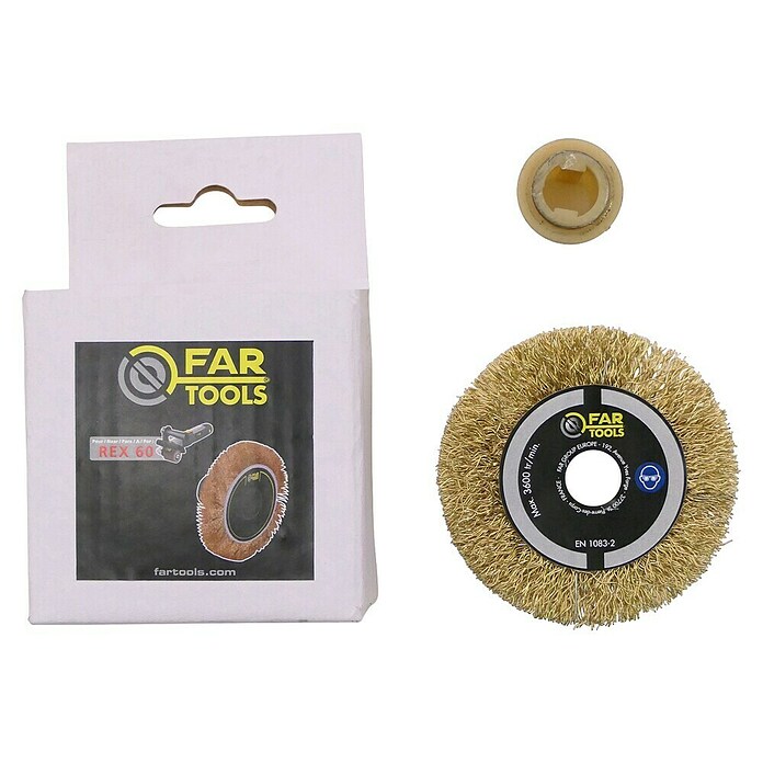 Fartools Cepillo cilíndrico latón (Diámetro: 6,5 cm, Apto para: Madera) | BAUHAUS