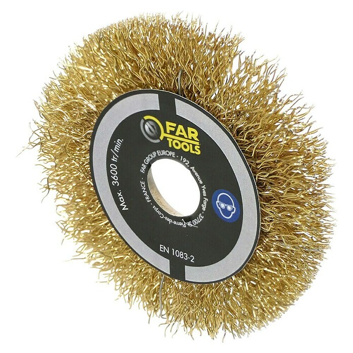 Fartools Cepillo cilíndrico latón (Diámetro: 6,5 cm, Apto para: Madera) | BAUHAUS