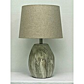 Lámpara de sobremesa de cerámica (40 W, L x An x Al: 36 x 36 x 56 cm, Beige marmolado, E27) | BAUHAUS