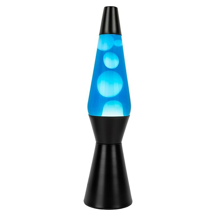Lámpara de sobremesa decorativa de lava Bullet (25 W, L x An x Al: 11,5 x 11,5 x 40 cm, Negro) | BAUHAUS