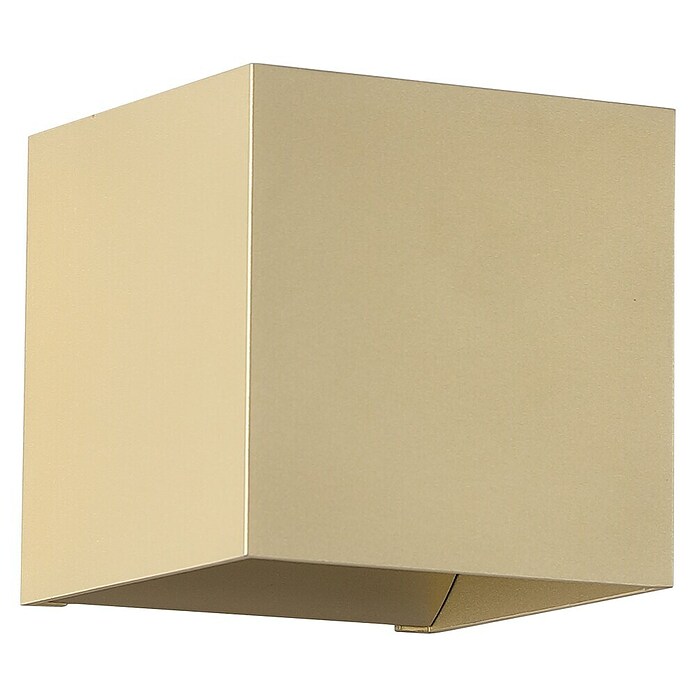 Searchlight Wandlamp Square Up & Down Light (Goud, G9, l x b x h: 9,7 x 9,7 x 12,5 cm) | BAUHAUS
