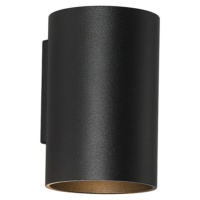 Searchlight Wandlamp Cylinder Down Light (Zwart, GU10, Ø x h: 6,5 x 14 cm) | BAUHAUS