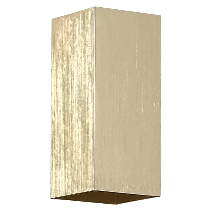 Searchlight Wandlamp Square Up & Down Light (Goud, GU10, l x b x h: 6,7 x 6,7 x 9,5 cm) | BAUHAUS