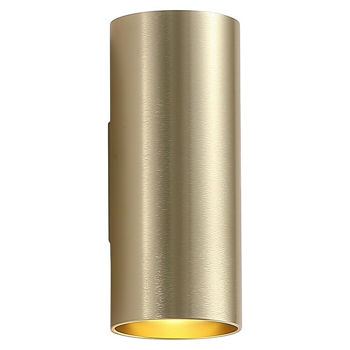 Searchlight Wandlamp Cylinder Up & Down Light (Goud, GU10, Ø x h: 6,5 x 20 cm) | BAUHAUS