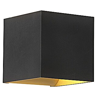 Searchlight Wandlamp Square Up & Down Light (Black / Gold, G9, l x b x h: 9,7 x 9,7 x 12,5 cm)