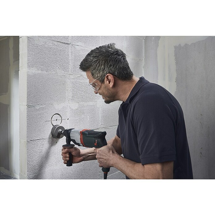 Wolfcraft Plantilla de perforación (Específico para: Instalación de cajetines eléctricos en ladrillo) | BAUHAUS