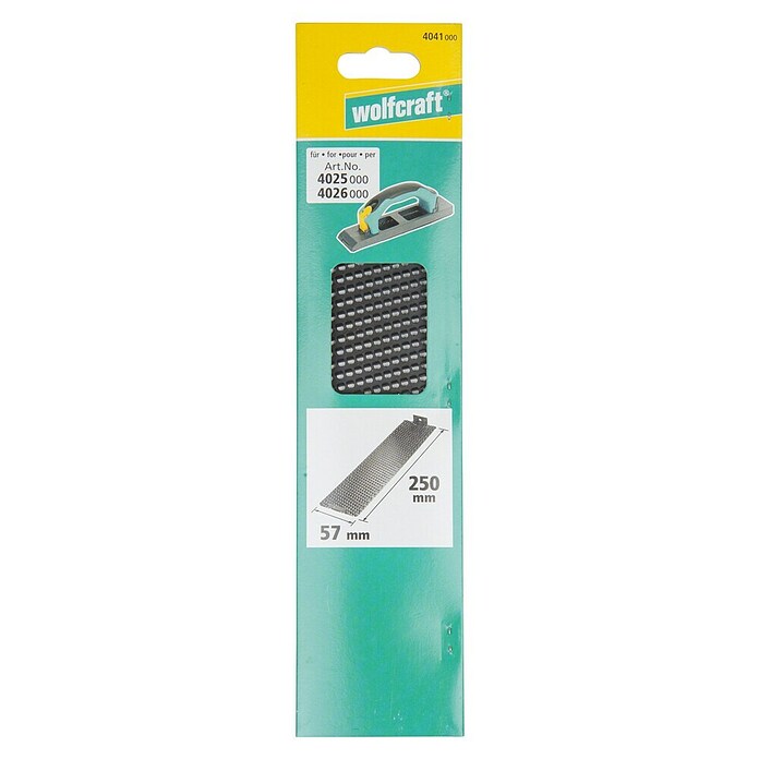 Wolfcraft Escofina de metal duro 4041000 (Bordes planos)