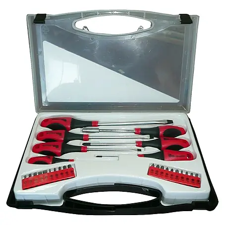 Set de destornilladores y 20 puntas