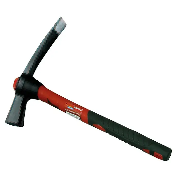 Martillo de albañil con martillo y pala - Acero - Pico con mango ergonómico para jardinería y para romper terrenos duros. La herramienta práctica para el jardinero ambicioso.