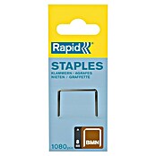 Rapid Grapa de alambre fino Tipo BMN (8 mm, Anchura parte trasera: 11,2 mm, 1.080 uds.)