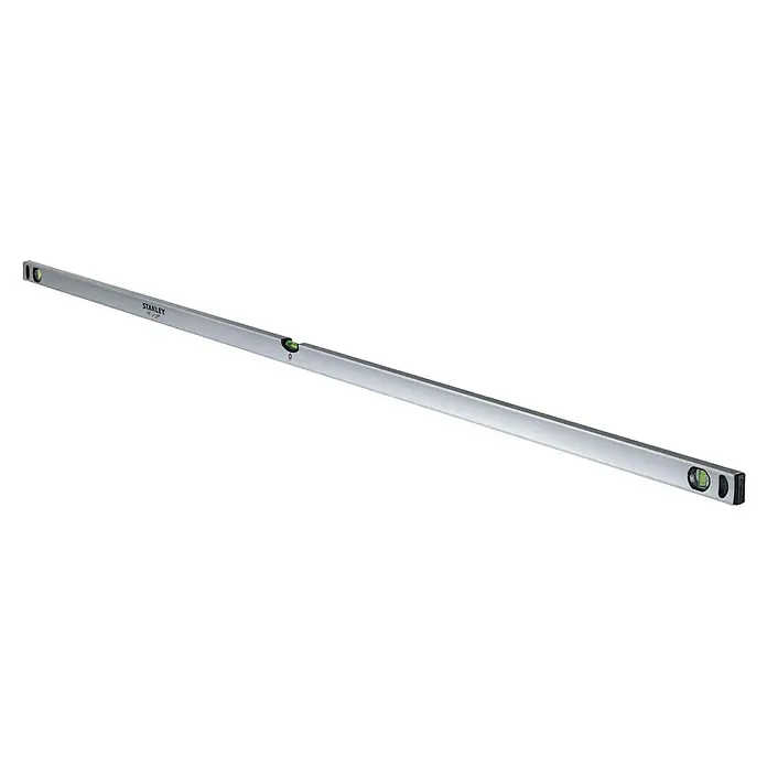 Stanley Nivel de burbuja Classic Magnético - Aluminio, Gris, Largo: 200 mm - Nivel de burbuja Stanley, una herramienta útil para alinear superficies. Ideal para trabajos de construcción y proyectos de mejora del hogar.