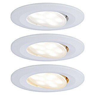 Paulmann Downlight empotrable LED redondo Calla White Switch (5 W, Blanco, Blanco cálido, 1 ud., Fijo (o rígido))